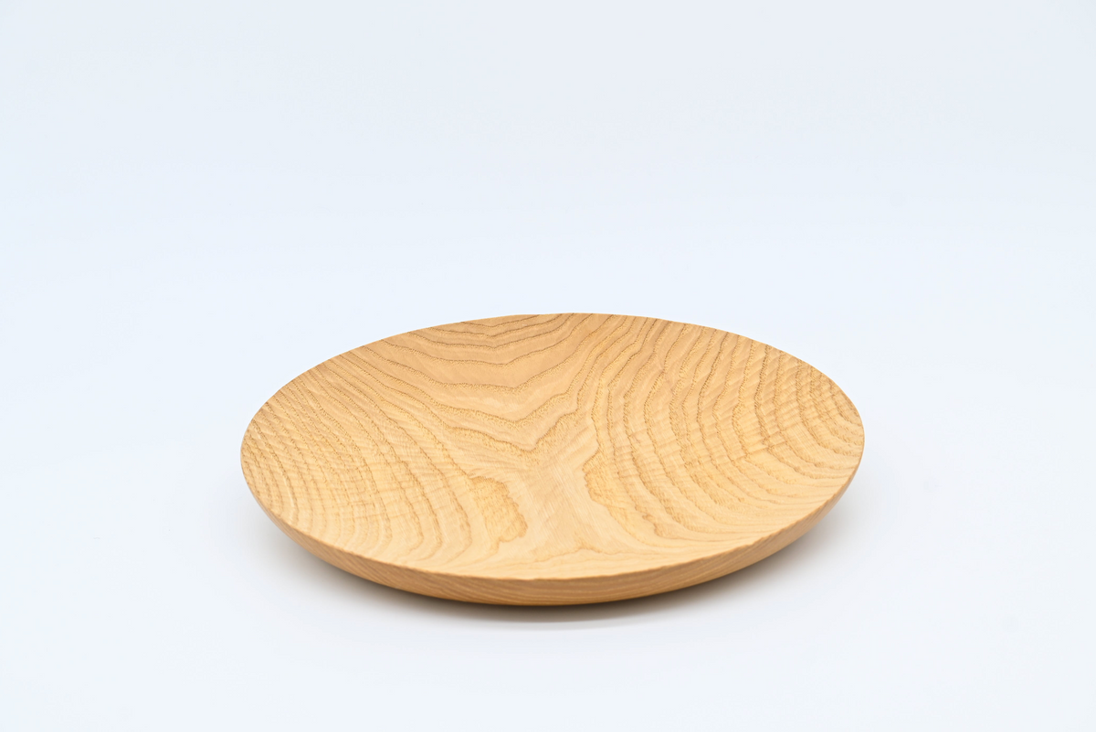 ki-nari  彫目皿 栗/ ki-nari — Horime Plate / Chestnut (Kuri)