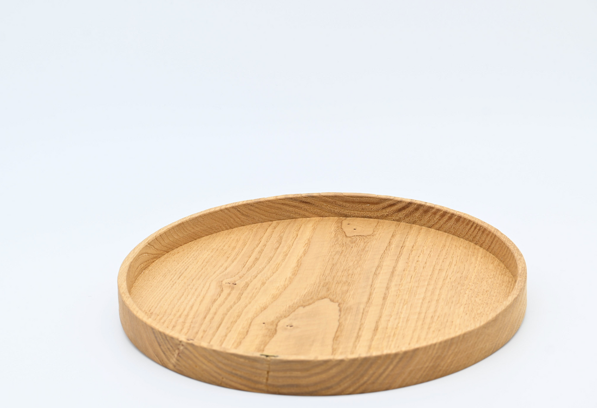ki-nari  彫目盆　栗/ ki-nari — Horime Tray / Chestnut (Kuri)