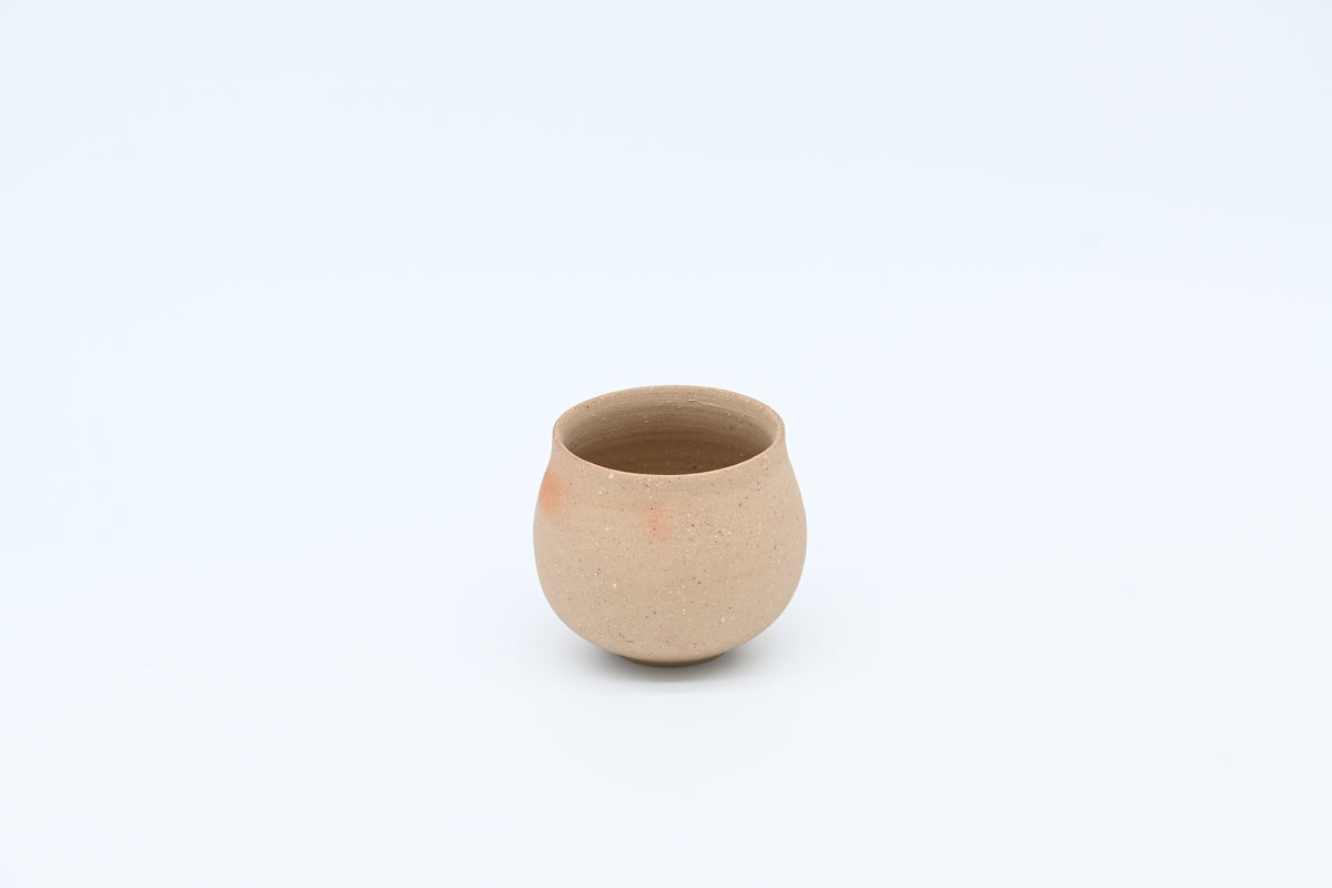 備前焼　丸コップ/ Bizen Ware — Rounded Ceramic Cup (Maru-Koppu)