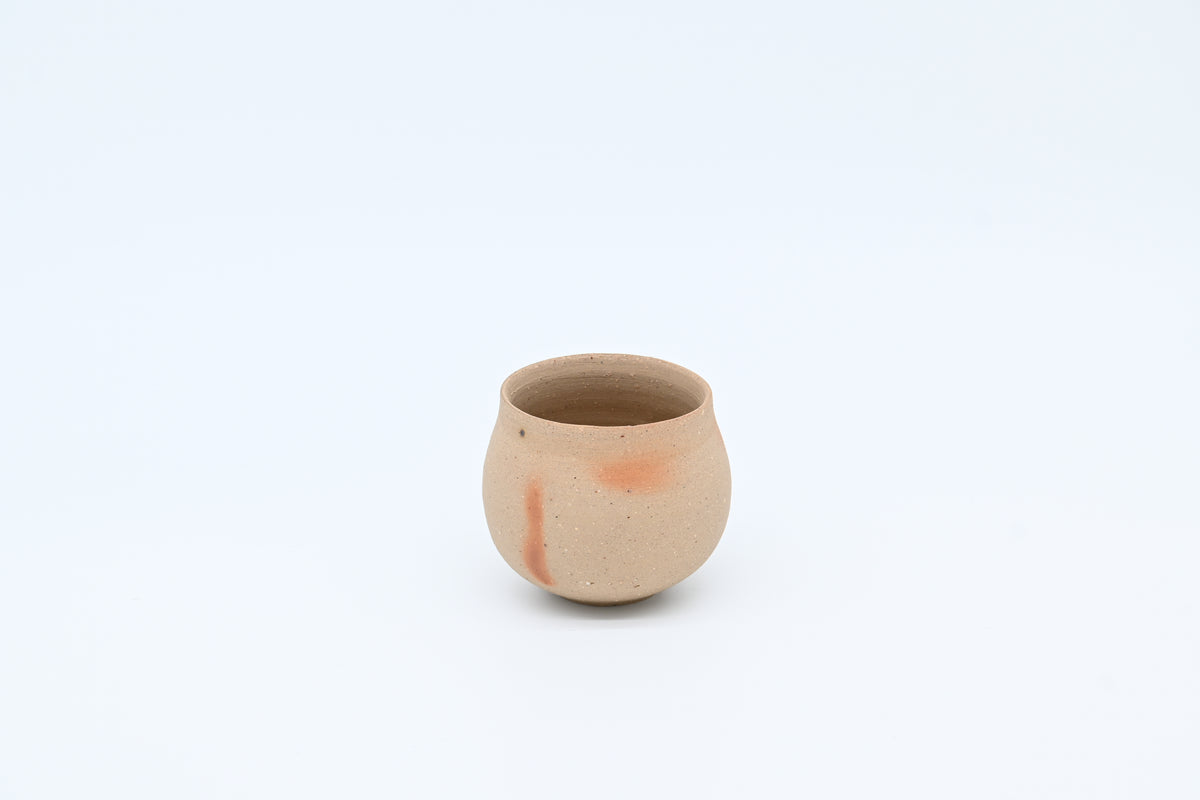 備前焼　丸コップ/ Bizen Ware — Rounded Ceramic Cup (Maru-Koppu)