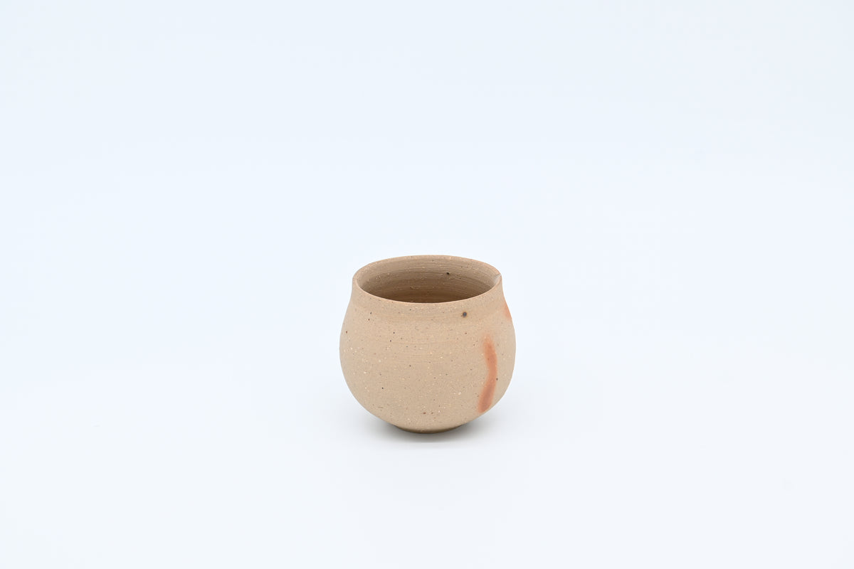 備前焼　丸コップ/ Bizen Ware — Rounded Ceramic Cup (Maru-Koppu)