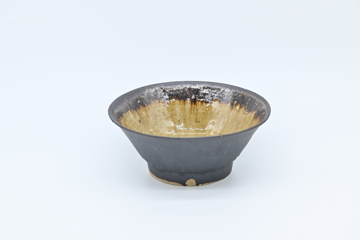 宮城陶器　6寸麺鉢（黒釉）/ Miyagi Toki — 6-sun Noodle Bowl / Black Glaze (Koku-yu)