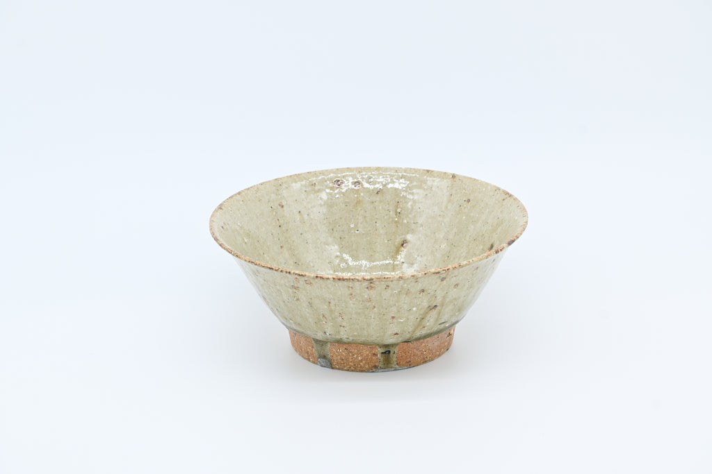 宮城陶器　6寸麺鉢（青磁釉）Miyagi Toki — 6-sun Noodle Bowl / Celadon Glaze (Seiji-yu)