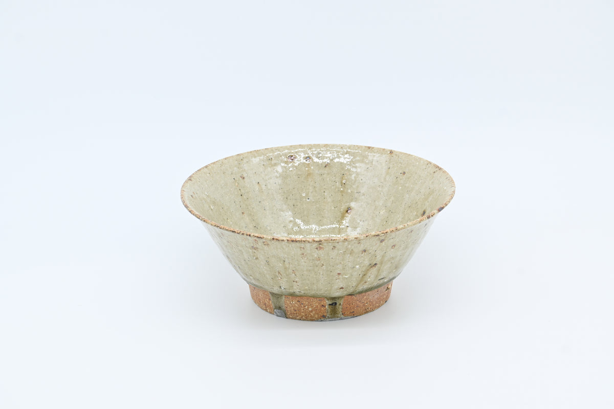 宮城陶器　6寸麺鉢（青磁釉）Miyagi Toki — 6-sun Noodle Bowl / Celadon Glaze (Seiji-yu)