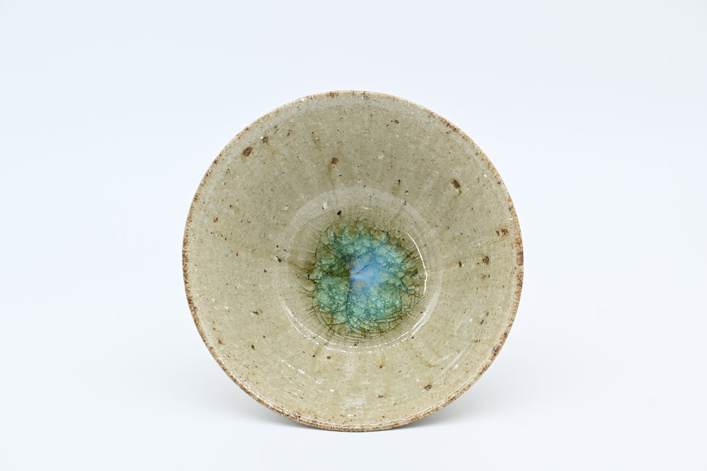 宮城陶器　6寸麺鉢（青磁釉）Miyagi Toki — 6-sun Noodle Bowl / Celadon Glaze (Seiji-yu)