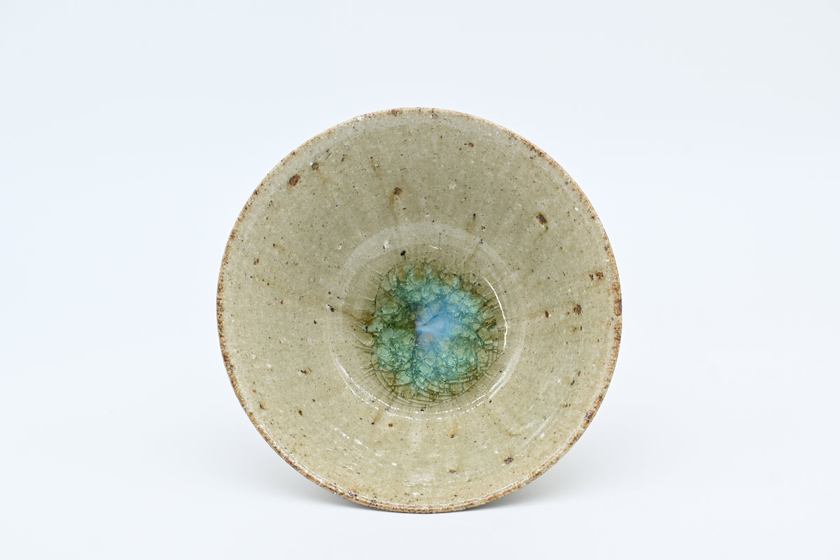宮城陶器　6寸麺鉢（青磁釉）Miyagi Toki — 6-sun Noodle Bowl / Celadon Glaze (Seiji-yu)
