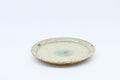 宮城陶器　7寸リムプレート（青磁釉）/Miyagi Toki — 7-sun Rim Plate / Celadon Glaze (Seiji-yu)