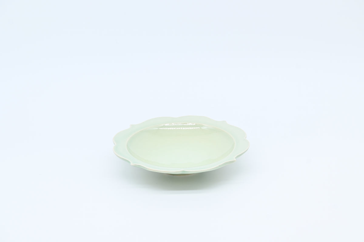 monohanako 陶器 チャクラ皿　M/緑青磁 /monohanako — Chakra Plate (M) / Green Celadon