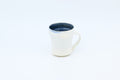 monohanako 陶器 トールバンブーマグ　白/ブルージーンズ　monohanako — Tall Bamboo Mug / White & Blue Jeans