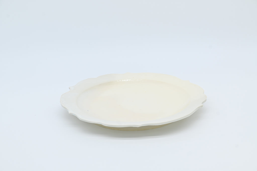 monohanako 陶器 チャクラディナープレート　白/monohanako — Chakra Dinner Plate / White