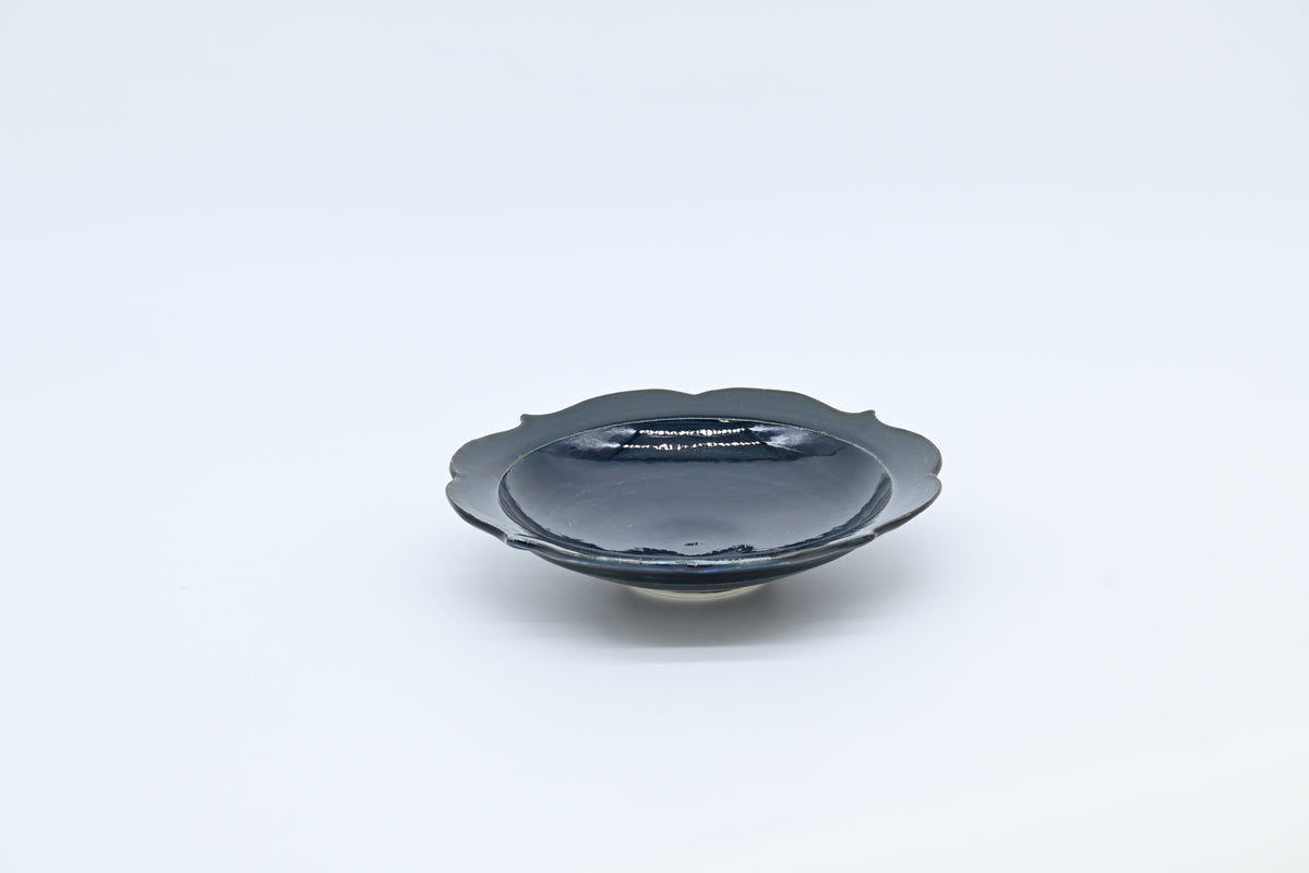 monohanako 陶器 チャクラ皿　L/ダークブルー　monohanako — Chakra Plate (L) / Dark Blue