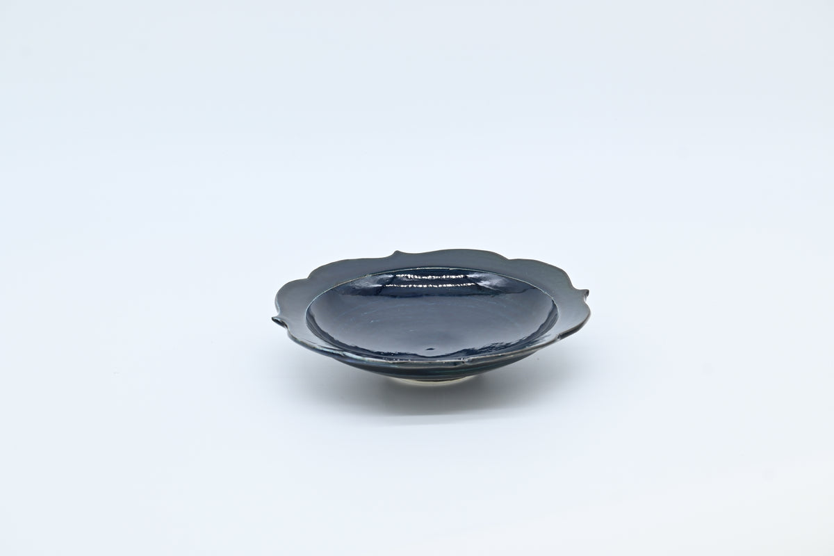 monohanako 陶器 チャクラ皿　M/ダークブルー/monohanako — Chakra Plate (M) / Dark Blue