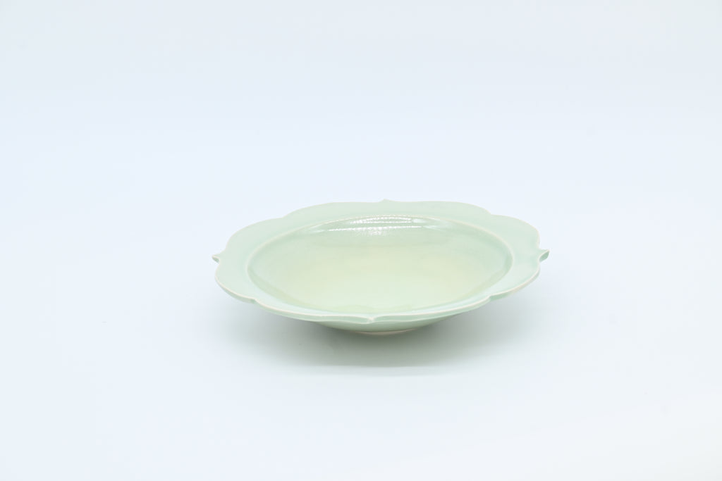 monohanako 陶器 チャクラ皿　L/緑青磁　/monohanako — Chakra Plate (L) / Green Celadon