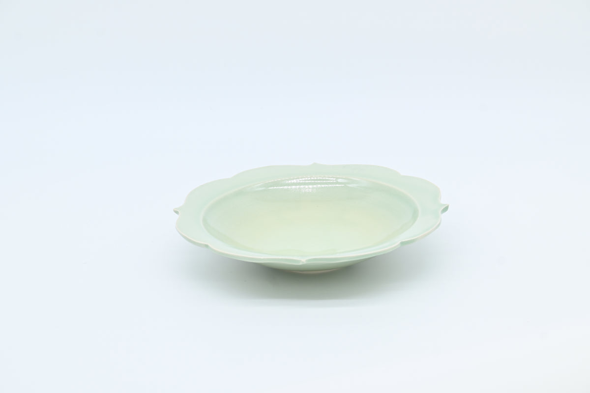 monohanako 陶器 チャクラ皿　L/緑青磁　/monohanako — Chakra Plate (L) / Green Celadon