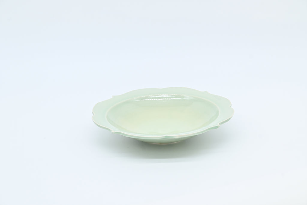 monohanako 陶器 チャクラ皿　L/緑青磁　/monohanako — Chakra Plate (L) / Green Celadon
