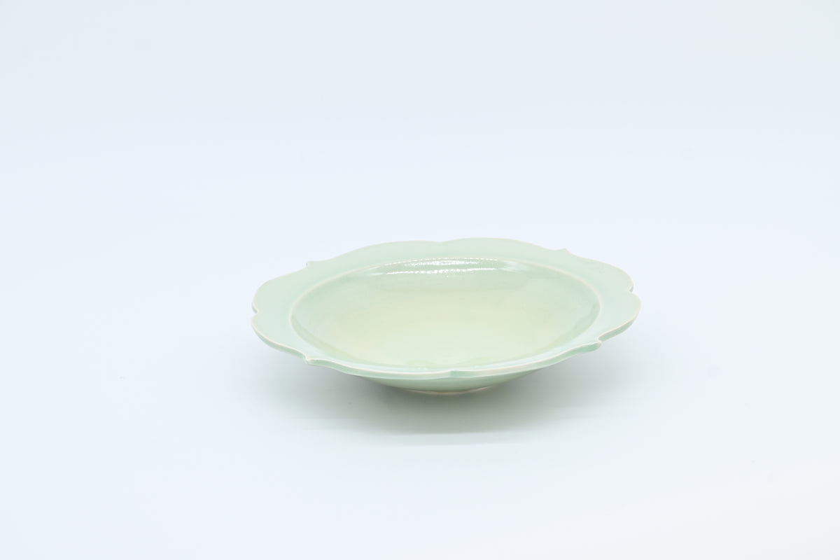 monohanako 陶器 チャクラ皿　L/緑青磁　/monohanako — Chakra Plate (L) / Green Celadon
